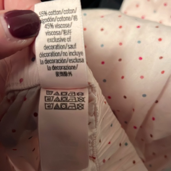 Victoria’s Secret pink polka dot pajama bottoms Sz Medium Long - Picture 7 of 7